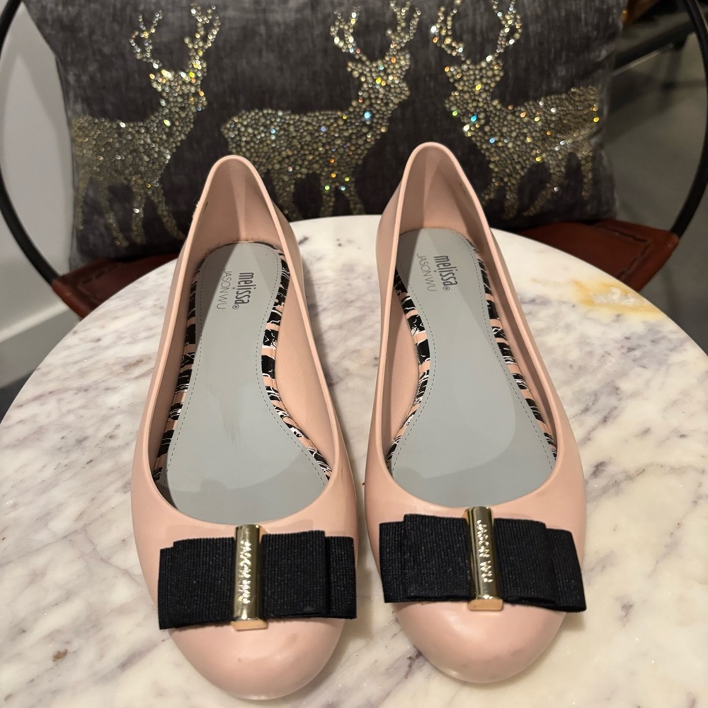 Melissa by Jason Wu Flats w/Bow EUC